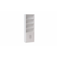 Manhattan Comfort 29AMC6 Catarina Cabinet  with  6 shelves in White